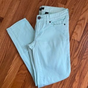 JCrew Toothpick Color Denim